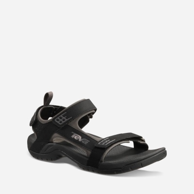 Teva Minam - Men's Teva Hiking Sandals - Black | India (QDLU26897)